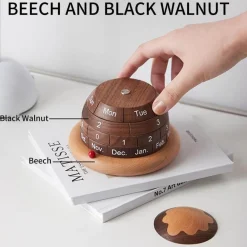 Wooden Planet Kalender - Einzigartiger Schreibtisch-Organizer-Planer