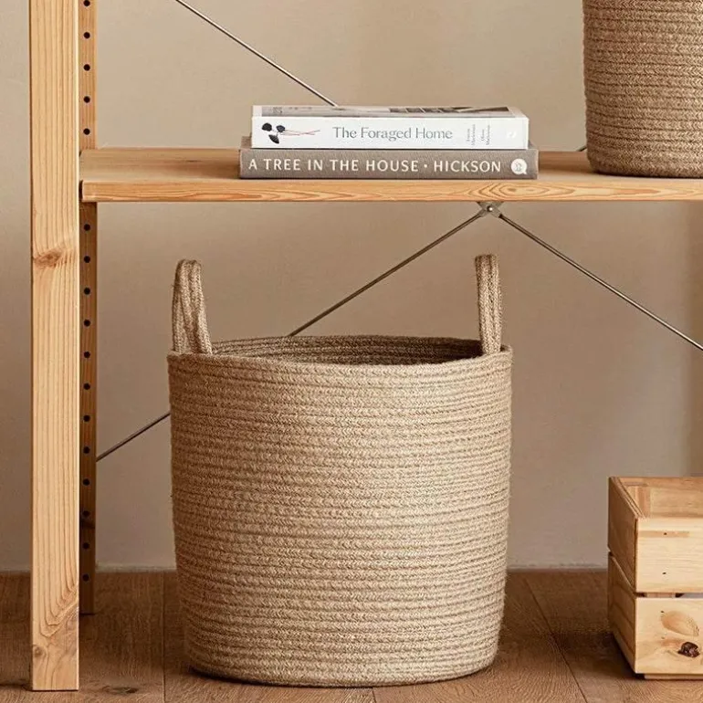 Woven Storage Basket - Brooke Decorative Organizer