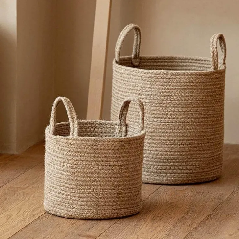 Woven Storage Basket - Brooke Decorative Organizer
