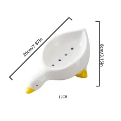 Wütende Ente Cartoon Lagerung Drainable