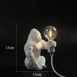 Wütende Gorilla-Nachtlampe – einzigartige Tischlampe für die Inneneinrichtung