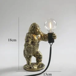 Wütende Gorilla-Nachtlampe – einzigartige Tischlampe für die Inneneinrichtung