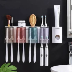 Zahnbürstenhalter – Multifunktionaler Badezimmer-Organizer und Aufbewahrungslösung