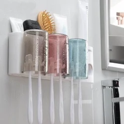 Zahnbürstenhalter – Multifunktionaler Badezimmer-Organizer und Aufbewahrungslösung