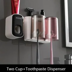 Zahnbürstenhalter – Multifunktionaler Badezimmer-Organizer und Aufbewahrungslösung