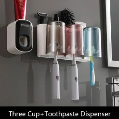 Zahnbürstenhalter – Multifunktionaler Badezimmer-Organizer und Aufbewahrungslösung