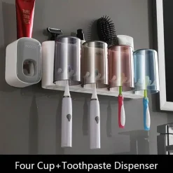 Zahnbürstenhalter – Multifunktionaler Badezimmer-Organizer und Aufbewahrungslösung
