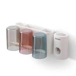 Zahnbürstenhalter – Multifunktionaler Badezimmer-Organizer und Aufbewahrungslösung