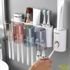 Zahnbürstenhalter – Multifunktionaler Badezimmer-Organizer und Aufbewahrungslösung