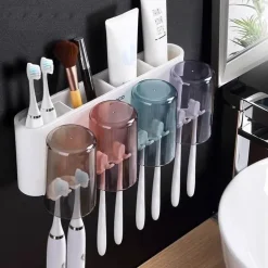 Zahnbürstenhalter – Multifunktionaler Badezimmer-Organizer und Aufbewahrungslösung