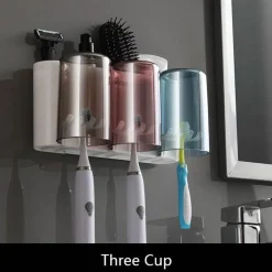 Zahnbürstenhalter – Multifunktionaler Badezimmer-Organizer und Aufbewahrungslösung