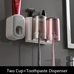 Zahnbürstenhalter – Multifunktionaler Badezimmer-Organizer und Aufbewahrungslösung