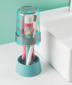 Zahnbürstenhalter – Staubdichter Badezimmer-Organizer