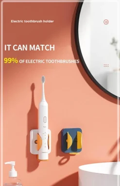 Zahnbürstenhalter zur Wandmontage – Badezimmer-Organizer mit Schwerkraftsensor