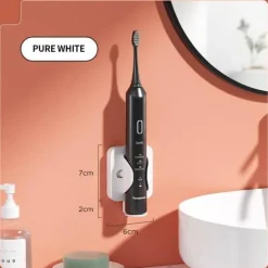 Zahnbürstenhalter zur Wandmontage – Badezimmer-Organizer mit Schwerkraftsensor