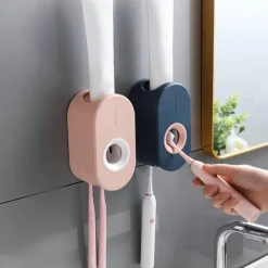 Zahnpastaspender zur Wandmontage – Eleganter Badezimmer-Organizer