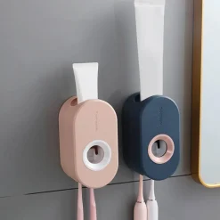 Zahnpastaspender zur Wandmontage – Eleganter Badezimmer-Organizer