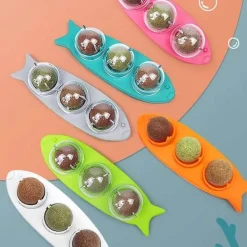 Zahnpflege-Kauspielzeug für Katzen, 3-in-1-Backenzahn-Reinigungsstab für frischen Atem, gesunde Zähne