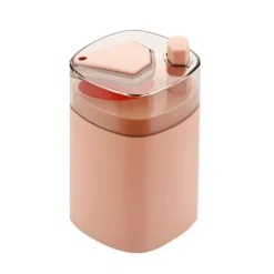 Zahnstocherhalter aus Edelstahl – Organizer-Ständer mit automatischer Federabdeckung