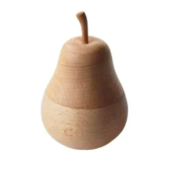 Zahnstocherhalter aus Holz in Birnenform – dekoratives Küchenaccessoire