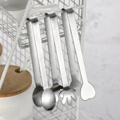 Zange aus Edelstahl – vielseitiges Küchenwerkzeug für Lebensmittel, Eis