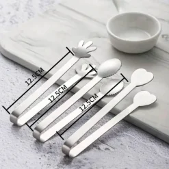 Zange aus Edelstahl – vielseitiges Küchenwerkzeug für Lebensmittel, Eis