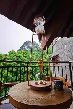 Zen-Kaffeemaschine – Stilvolles japanisches Oberkannendesign