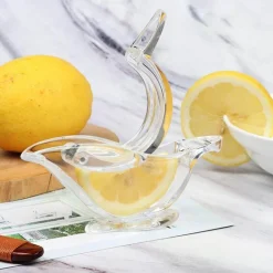 Zitronenpresse aus Acryl - Transparente Zitruspresse