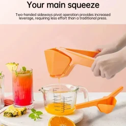 Zitruspresse – Handpresse, natürliches Fruchtpresse-Werkzeug