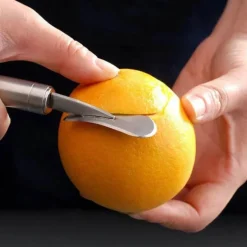 Zitrusschälmesser aus Edelstahl – Küchenwerkzeug für Orangen und Zitronen