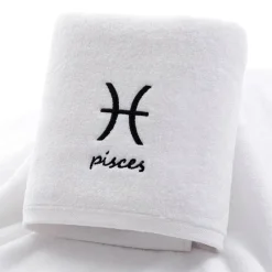 Zodiac Bath Towel Set - Astrological Decor Towels