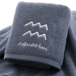 Zodiac Bath Towel Set - Astrological Decor Towels