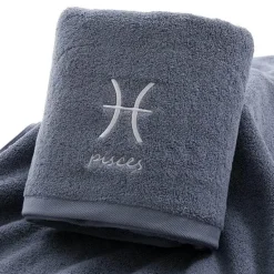 Zodiac Bath Towel Set - Astrological Decor Towels