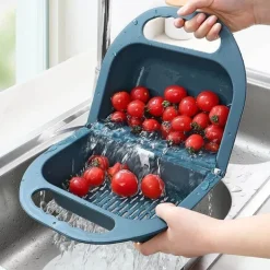 Zusammenklappbarer Abflusskorb – faltbares Küchenspülensieb