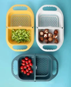 Zusammenklappbarer Abflusskorb – faltbares Küchenspülensieb