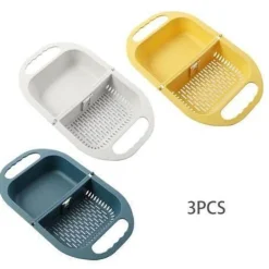 Zusammenklappbarer Abflusskorb – faltbares Küchenspülensieb