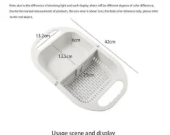 Zusammenklappbarer Abflusskorb – faltbares Küchenspülensieb