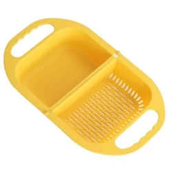 Zusammenklappbarer Abtropfkorb zum Waschen von Obst und Gemüse – platzsparendes Küchenutensil