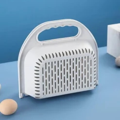 Zusammenklappbarer Abtropfkorb zum Waschen von Obst und Gemüse – platzsparendes Küchenutensil