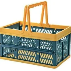 Zusammenklappbarer Einkaufskorb – Faltbare Tragetasche für einfaches Tragen