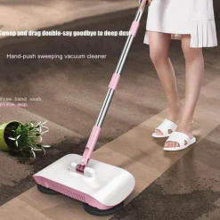 Zusammenklappbarer manueller Staubsaugermopp – Easy Clean Bodenreiniger