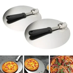 Zusammenklappbarer Pizzaschieber aus Edelstahl, unverzichtbares Werkzeug für Hobbybäcker und Pizzaliebhaber