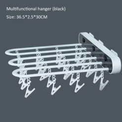 Zusammenklappbarer Sockentrockner zur Wandmontage – platzsparender Kleiderbügel