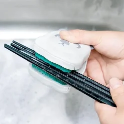 Zweiseitige Reinigungsbürste für Küchenmesser – Doppelseitiges Geschirrspülwerkzeug